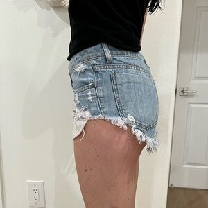 Carmar denim mini shorts